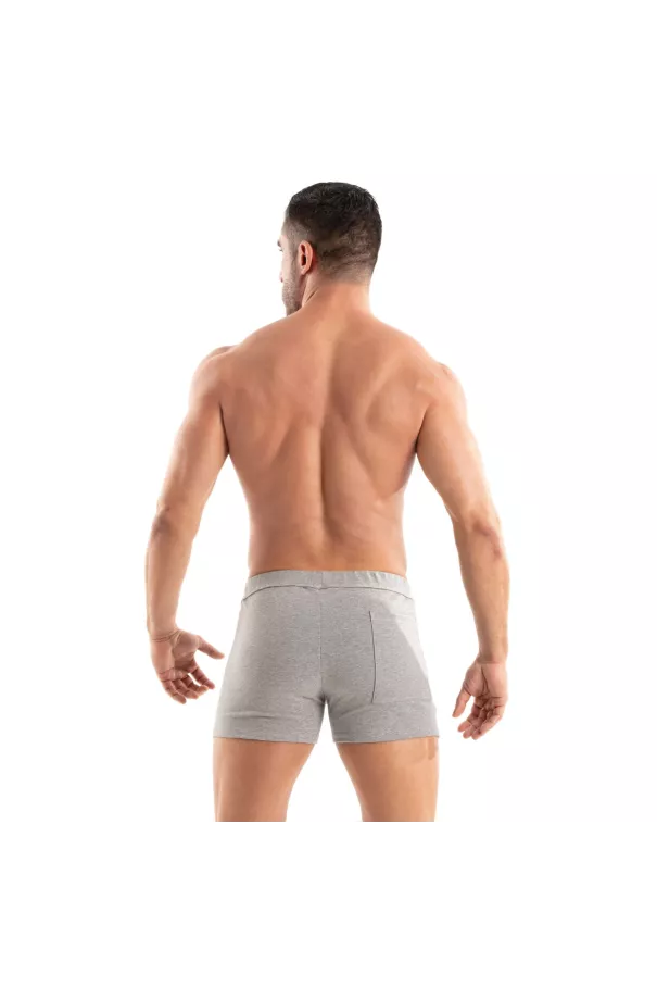 Paris Zipped Shorts Grey