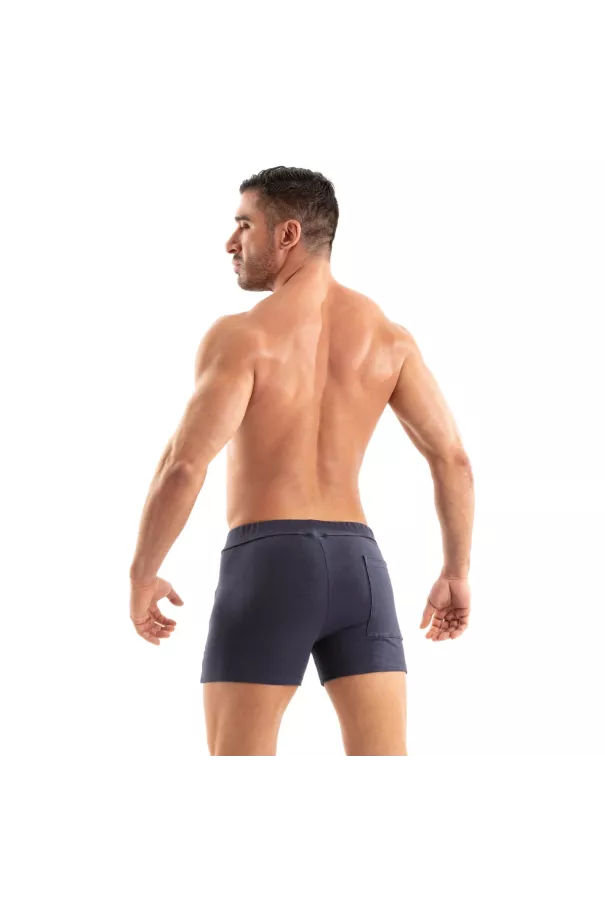 Paris Zipped Shorts Navy