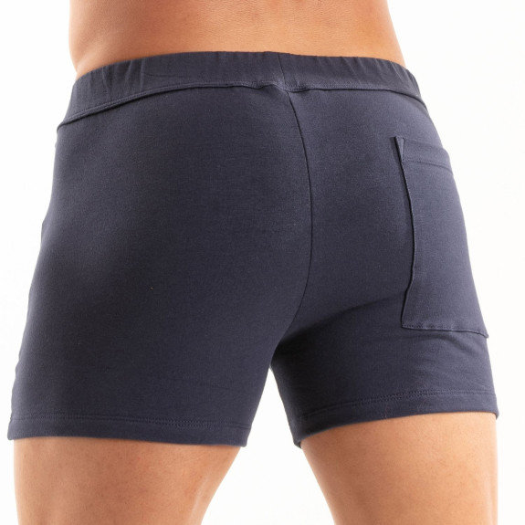 Paris Zipped Shorts Navy