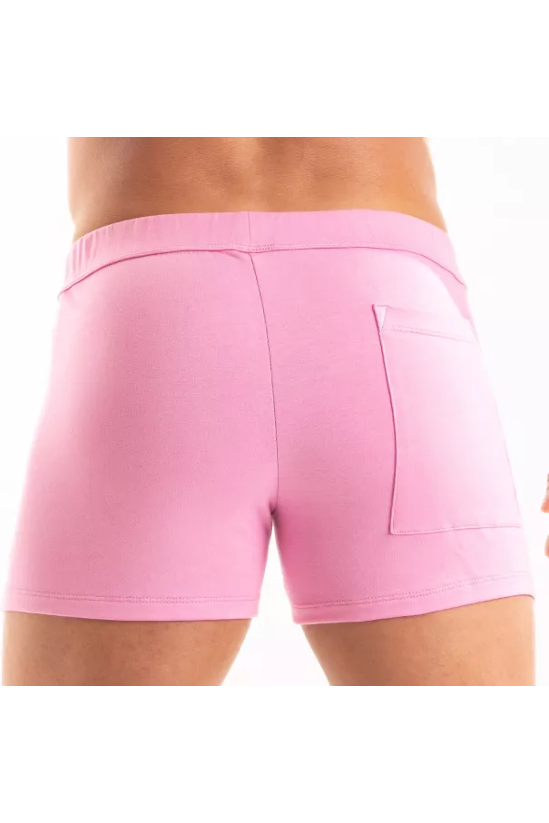Paris Zipped Shorts Pink