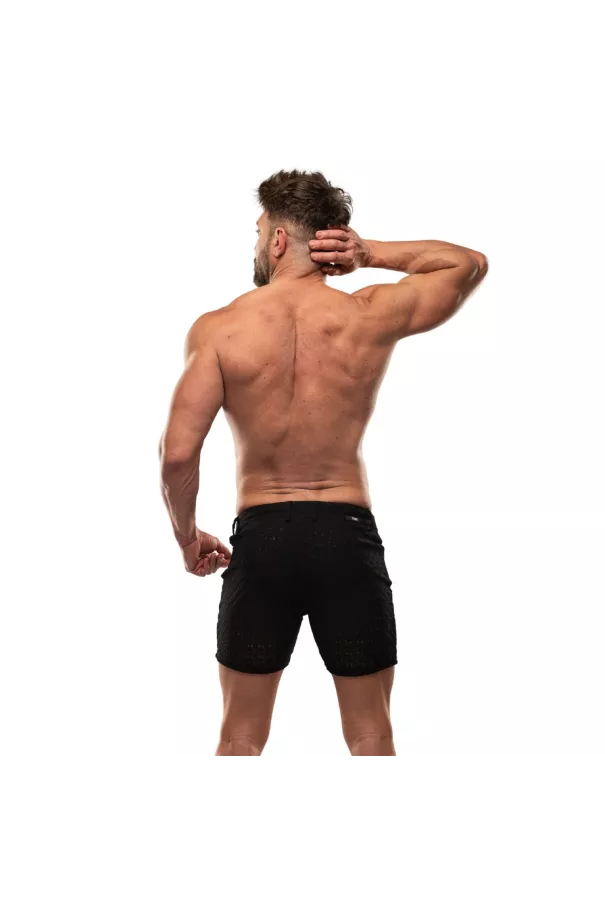 Riviera Mid Thigh Shorts Black