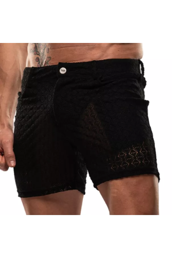 Riviera Mid Thigh Shorts Black