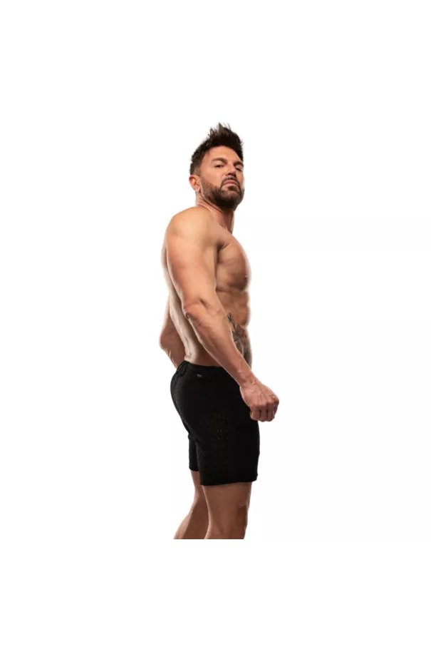 Riviera Mid Thigh Shorts Black