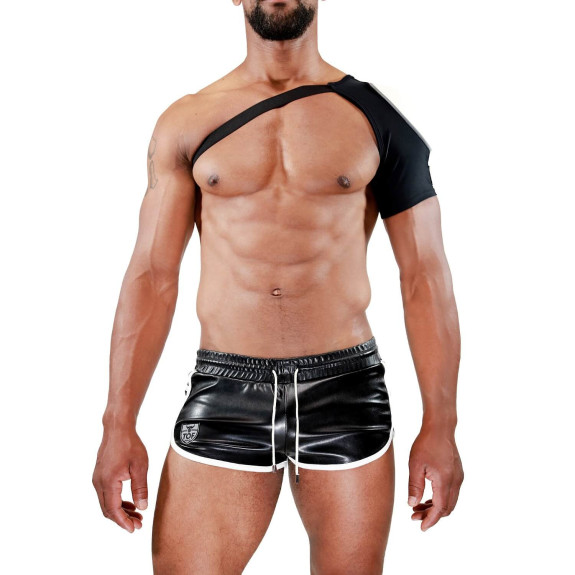 Shoulder harness Fetish Black/White