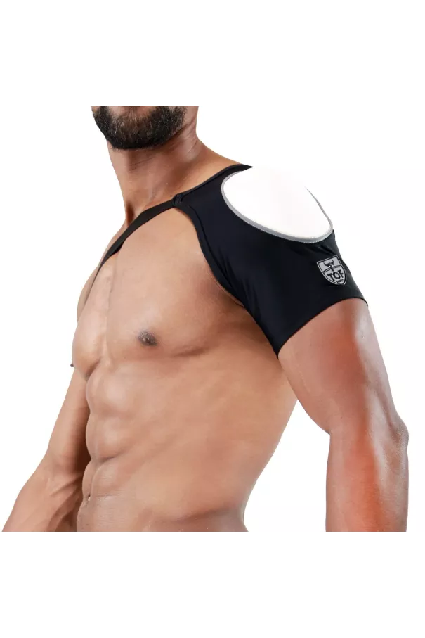 Shoulder harness Fetish Black/White - TOF-PARIS.com