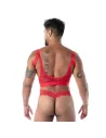 Fluid Lace Garter Strap Red