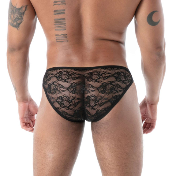 TOF Paris's Fluid lace mini briefs For Back