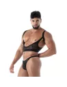 copy offluid lace garter strap red