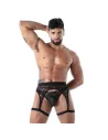 copy offluid lace garter strap red
