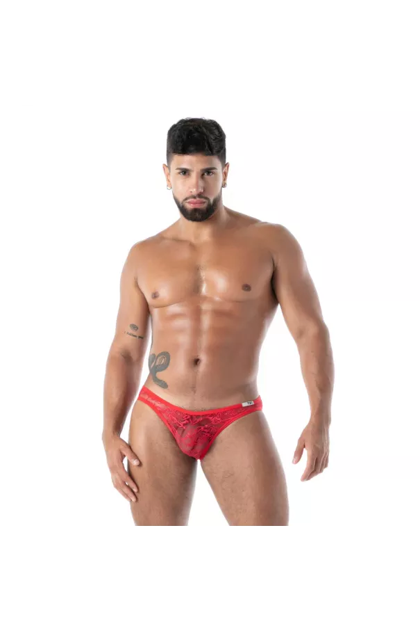 The Fluid Lace Minibriefs Red