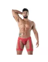fluid lace jock chaps red