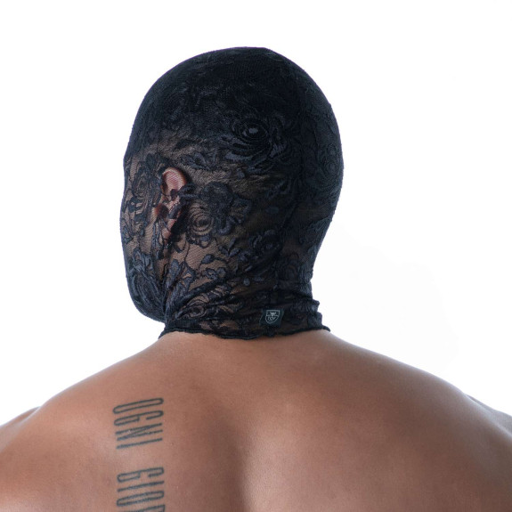 Discover the New Fluid Lace Open Mouth Hood From Back