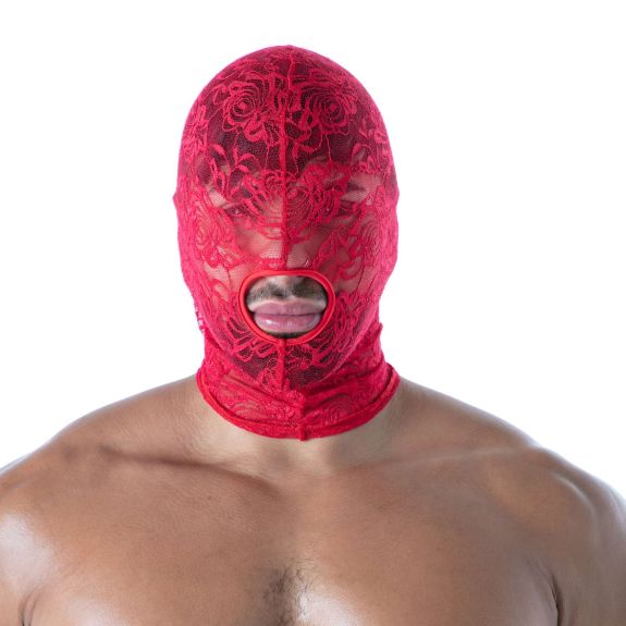 A Fluid Lace Open Mouth Red for men