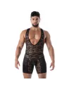 fluid lace pocket open wrestling body noir