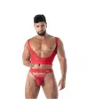 Fluid Lace Ultra Thong Red For Men