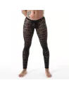 fluid lace open legging black