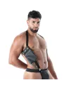 Neoprene Elastic Pocket Harness Black