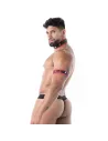 Neoprene Snap Thong Red