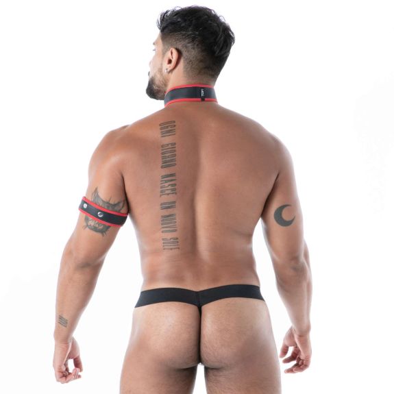  Neoprene Collar Black/Red