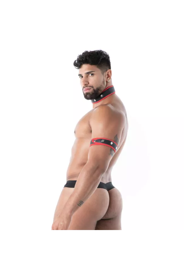  Neoprene Collar Black/Red