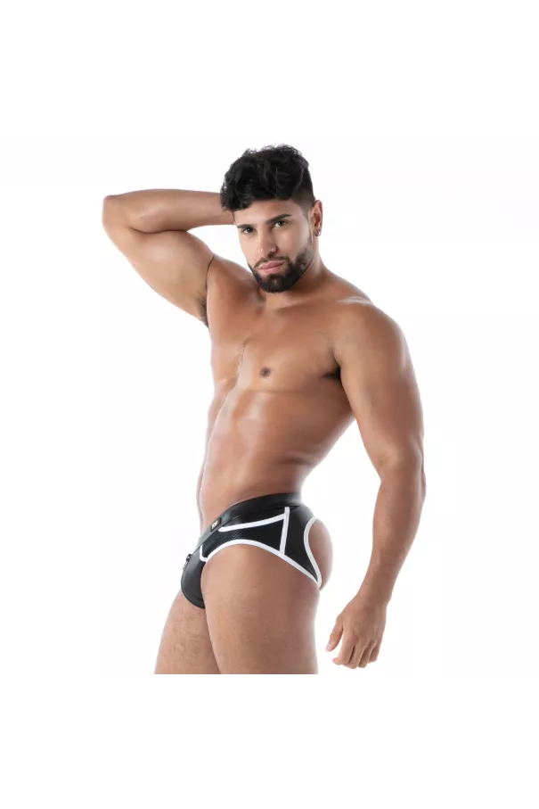 brief with a zip