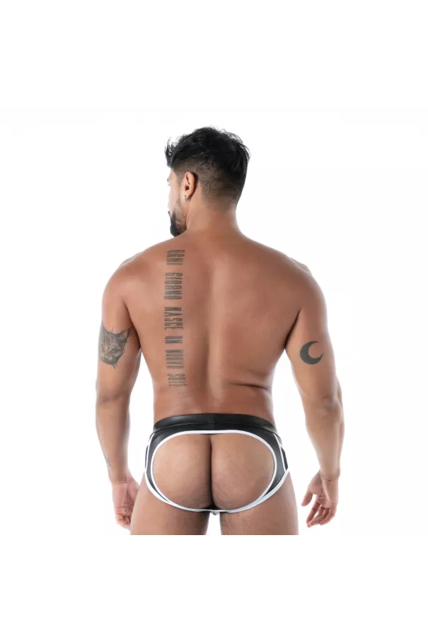 brief from back with hole on the ass