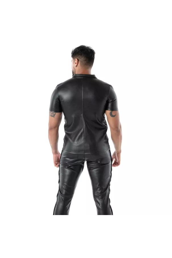 Men’s Kinky Zip-Up Vest | Sexy Vegan Leather – TOF Paris