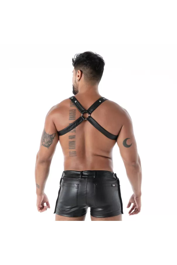 harness from the back with X