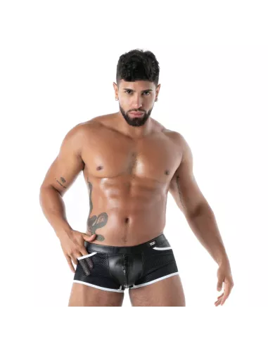 Kinky Full Zip Trunk Black White