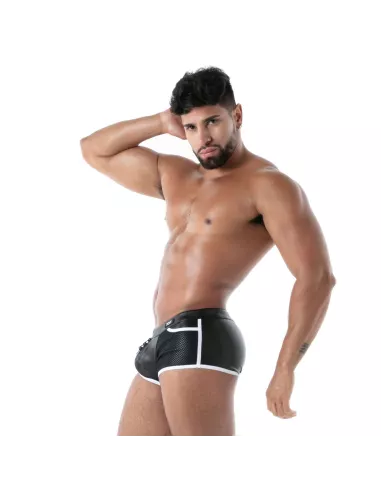 Kinky Full Zip Trunk Black White