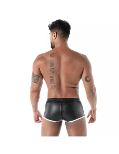 Kinky Full Zip Trunk Black White