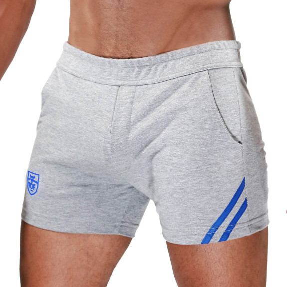 Paris Shorts Grey/Blue