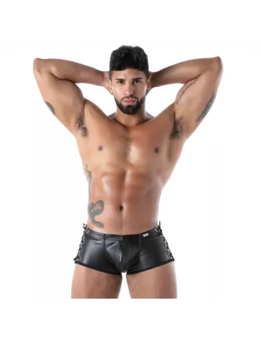 laced trunk black from face