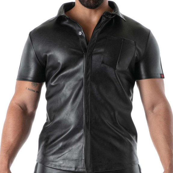 Kinky Short-Sleeve Shirt – Sexy Elegance | TOF Paris