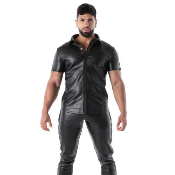 Kinky Short-Sleeve Shirt – Sexy Elegance | TOF Paris