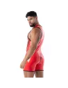 Latex Full Zip Body from back