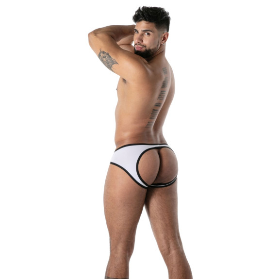 Mon Amour Microfiber Bottomless Brief White