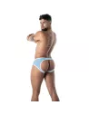 Mon Amour Microfiber Bottomless Brief Blue