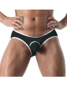 Mon Amour Microfiber Bottomless Brief Black