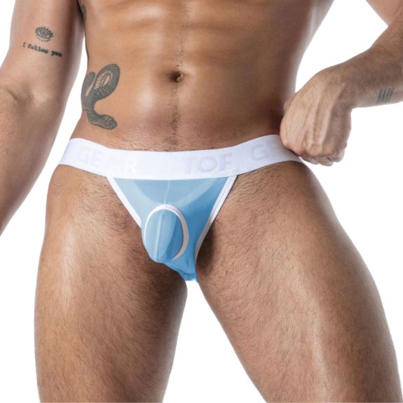 Mon Amour Microfiber Jock Blue