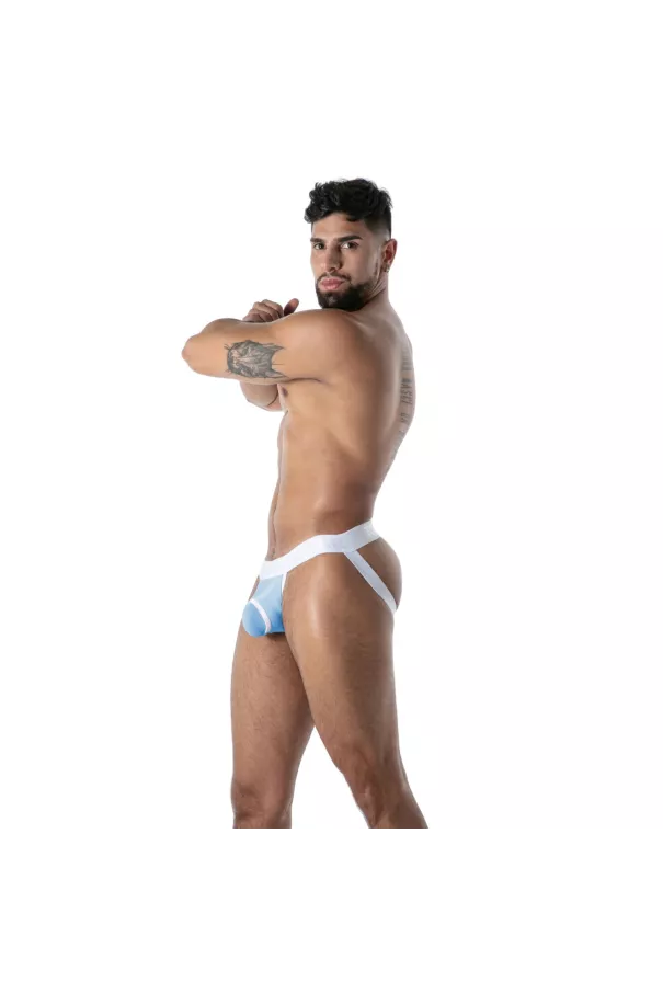 Mon Amour Microfiber Jock Blue