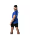 Colorful V T-shirt Blue