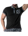 Camo Polo Black