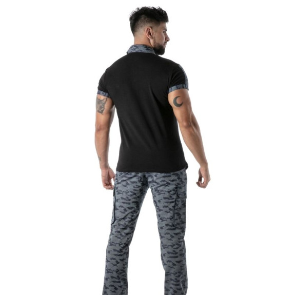 Camo Polo Black