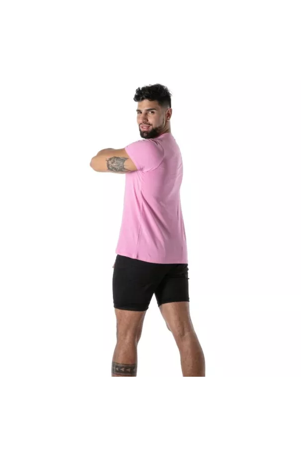 Pink V-Neck T-Shirt - Men's Casual & Fashion T-Shirts | TOF Paris