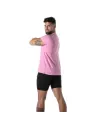 Colorful V T-shirt Pink