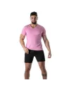 Colorful V T-shirt Pink