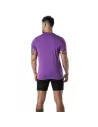 Colorful V T-shirt Purple