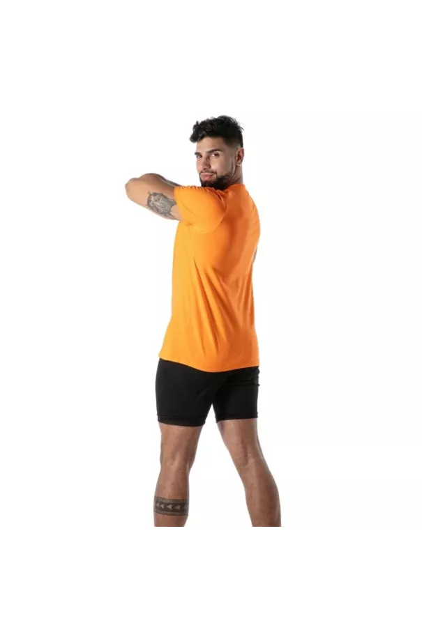 Orange V-Neck Colorful T-Shirt - Men's Casual Fashion | TOF Paris