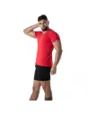 Colorful V T-shirt Red
